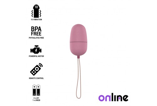 online huevo vibrador con mando control remoto rosa