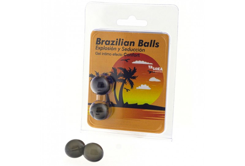 taloka brazilian balls gel excitante efecto confort 2 bolas