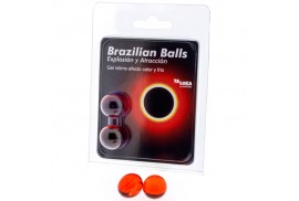 taloka brazilian balls gel excitante efecto calor y frío 2 bolas