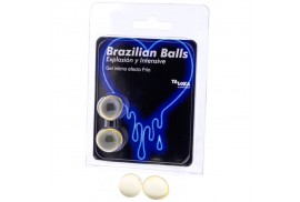 taloka brazilian balls gel excitante efecto frio y vibración 2 bolas