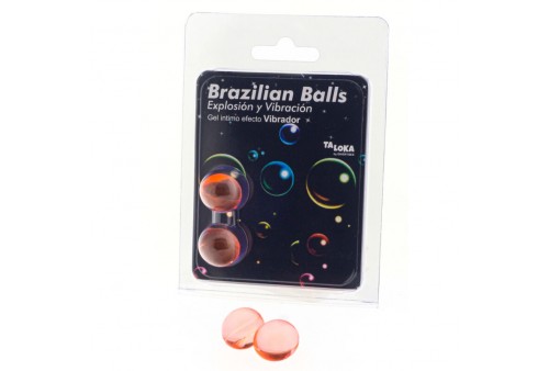 taloka brazilian balls gel excitante efecto vibración 2 bolas