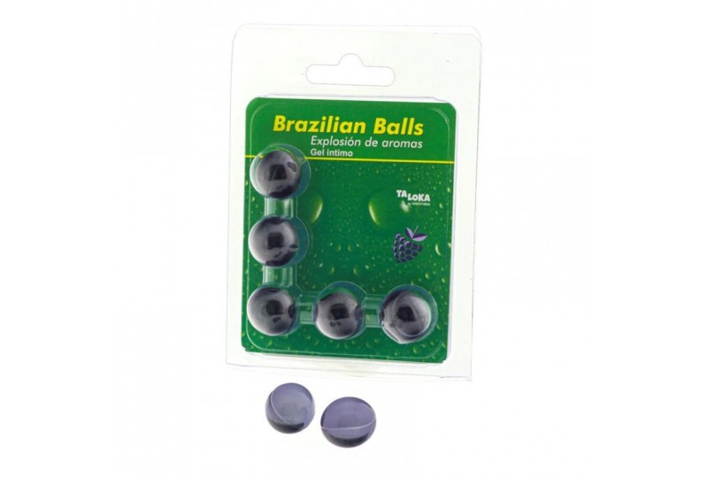 taloka brazilian balls gel íntimo frutas del bosque 5 bolas