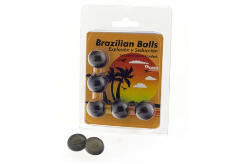 taloka brazilian balls gel excitante efecto confort 5 bolas