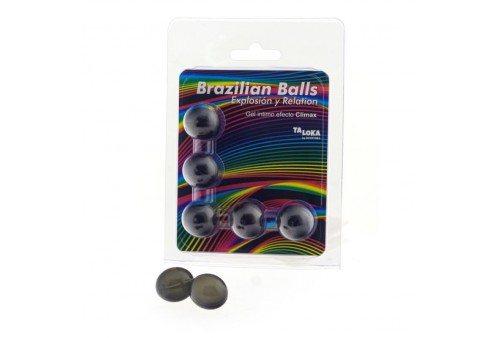 taloka brazilian balls gel excitante efecto more flavour 5 bolas
