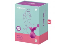 satisfyer viva la vulva 3 vibrador lay on violeta