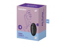 satisfyer vulva lover 3 estimulador y vibrador negro