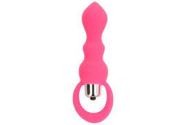 ohmama estimulador anal con vibracion 9 cm rosa