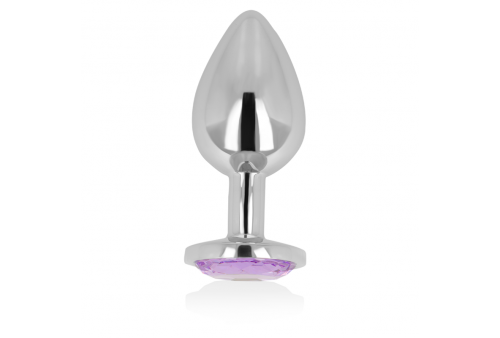 ohmama plug anal con cristal violeta 9 cm