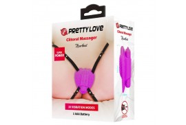 pretty love masajeador de clitoris heartbeat 10 modos de vibracion morado