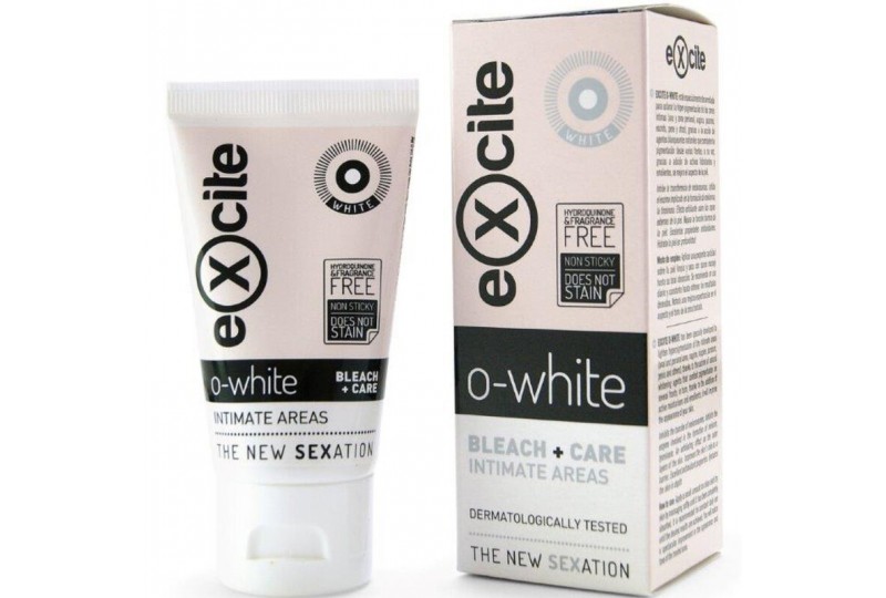 excite o white bleach care intimate areas 50 ml