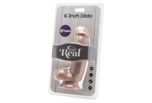 get real dildo 12 cm con testiculos vibrador natural