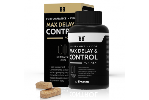 blackbull by spartan max delay control máximo rendimiento para hombre 60 cápsulas