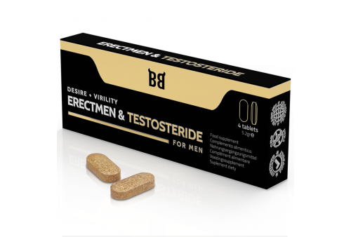 blackbull by spartan erectmen testosteride potencia y testosterona para hombre 4 cápsulas