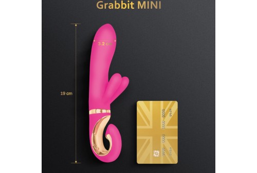 gvibe grabbit mini vibrador siliciona rosa