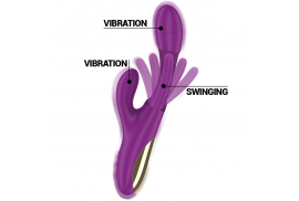 intense apolo vibrador multifunción recargable 7 vibraciones con lengua oscilante morado
