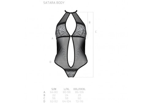 passion satara body erotic line negro s m