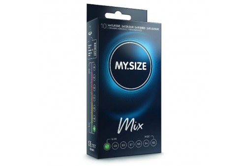 my size mix preservativos 47 mm 10 unidades