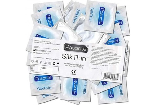 pasante preservativo silk thin ms fino 144 unidades
