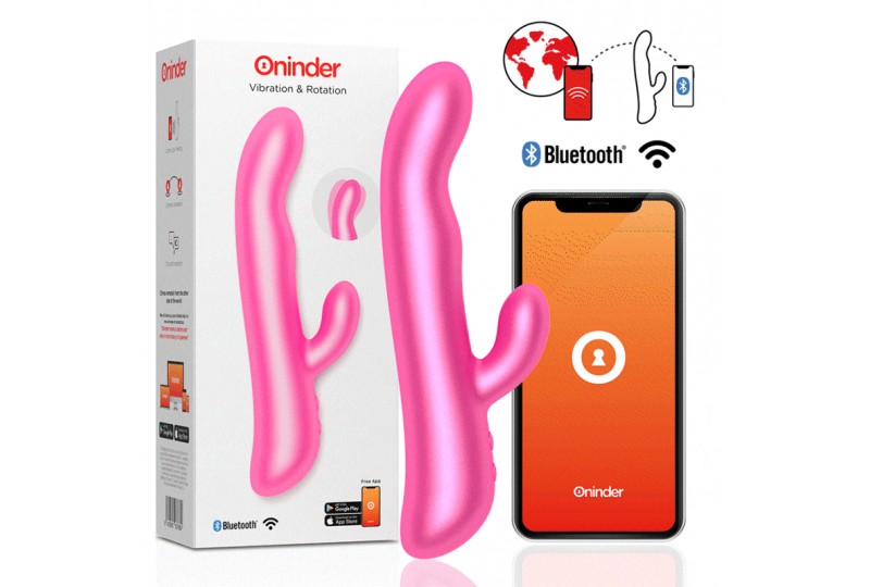 oninder oslo vibración y rotación rosa aplicación gratuita