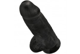 king cock pene realistico chubby 23 cm negro