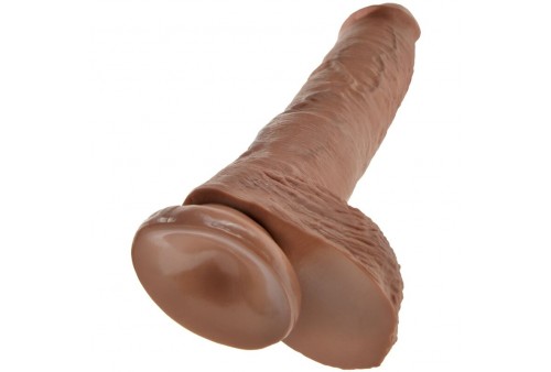 king cock pene realistico con testiculos 198 cm caramelo