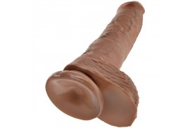 king cock pene realistico con testiculos 198 cm caramelo