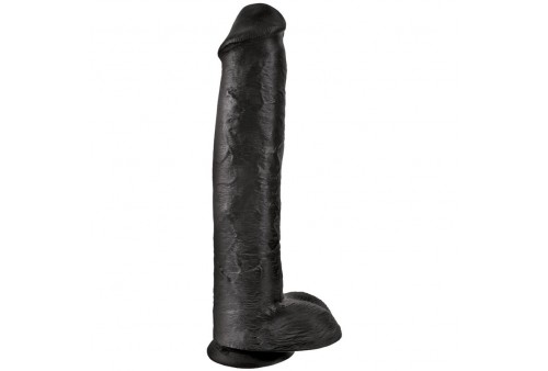 king cock pene realistico con testiculos 342 cm negro