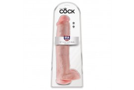 king cock pene realistico con testiculos 342 cm natural
