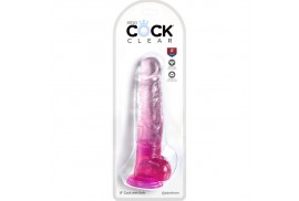 king cock clear pene realistico con testiculos 165 cm rosa