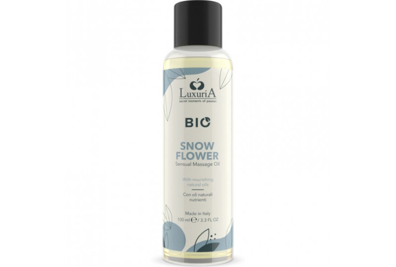 intimateline luxuria bio aceite masaje snow flower 100 ml