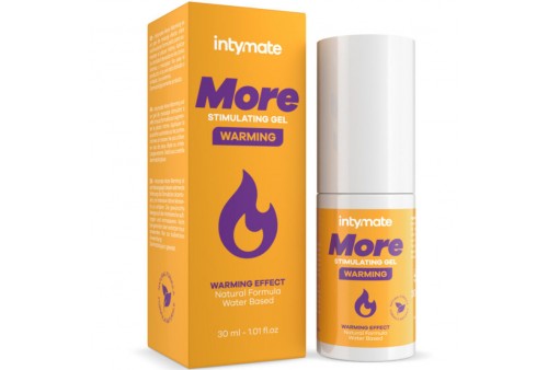 intimateline intymate more gel masaje efecto calor base agua para ella 30 ml
