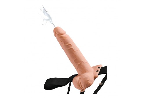 fetish fantasy series arnes ajustable pene realistico con testiculos squirting 19 cm