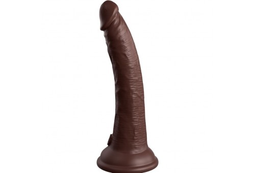 king cock elite dildo realistico silicona 178 cm marron