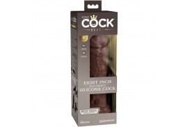king cock elite dildo realistico silicona 203 cm marron
