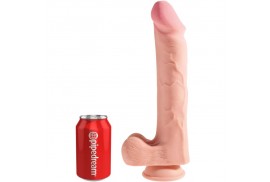 king cock pene realistico 3d con testiculos 248 cm natural