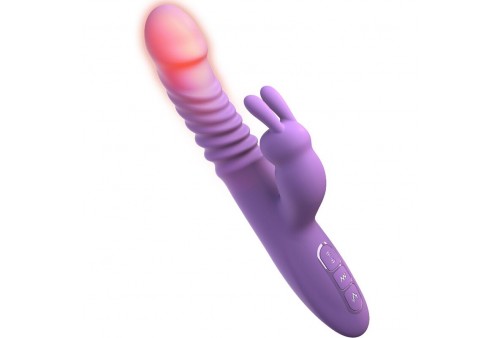 fantasy for her estimulador clitoris rabbit con funcion calor oscilacion y vibracion violeta