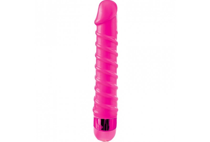 classix masajeador vibrador candy twirl 165 cm rosa
