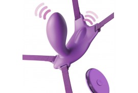 fantasy for her arnes mariposa g spot con vibrador recargable control remoto violeta