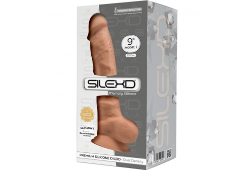 silexd modelo 1 pene realistico silicona premium silexpan caramelo 23 cm