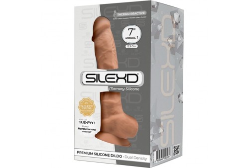 silexd modelo 1 pene realistico silicona premium silexpan caramelo 175 cm