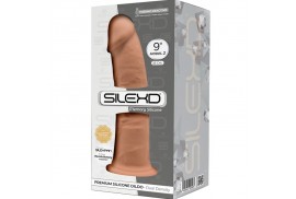 silexd modelo 2 pene realistico silicona premium silexpan caramelo 23 cm