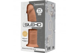 silexd modelo 2 pene realistico silicona premium silexpan caramelo 19 cm