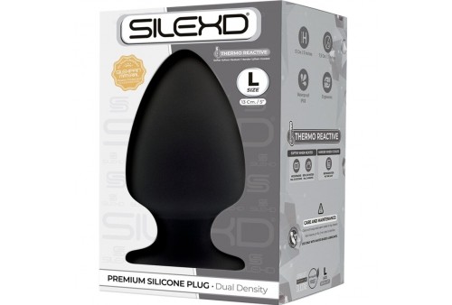 silexd modelo 1 plug anal silicona premium silexpan premium termorreactivo talla l