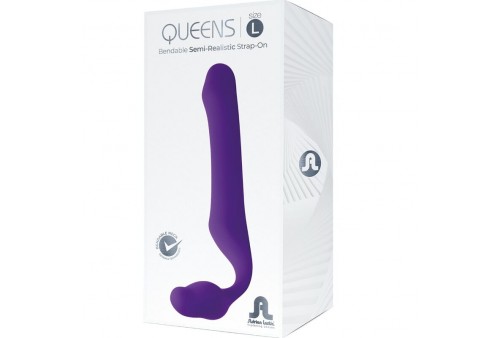 adrien lastic queens strap on flexible violeta talla l