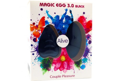 alive magic egg 30 huevo vibrador control remoto negro