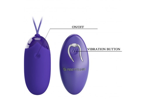 pretty love berger youth huevo vibrador control remoto violeta