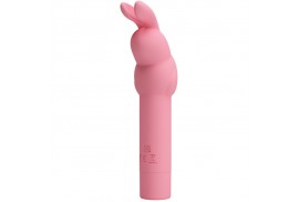 pretty love vibrador de silicona conejo rosa gerardo