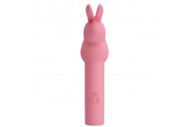pretty love vibrador de silicona conejo rosa gerardo