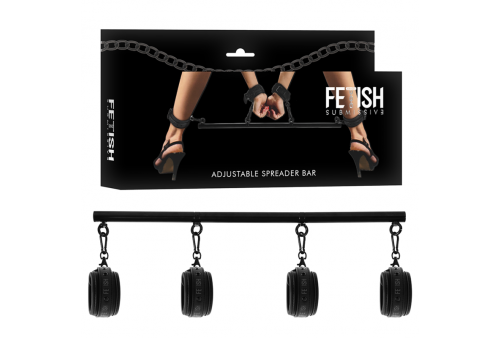 fetish submissive bondage barra separadora ajustable 4 piezas