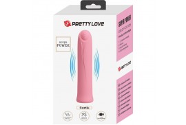pretty love curtis mini vibrador super power 12 vibraciones silicona rosa